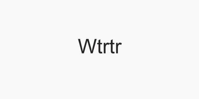 Wtrtr