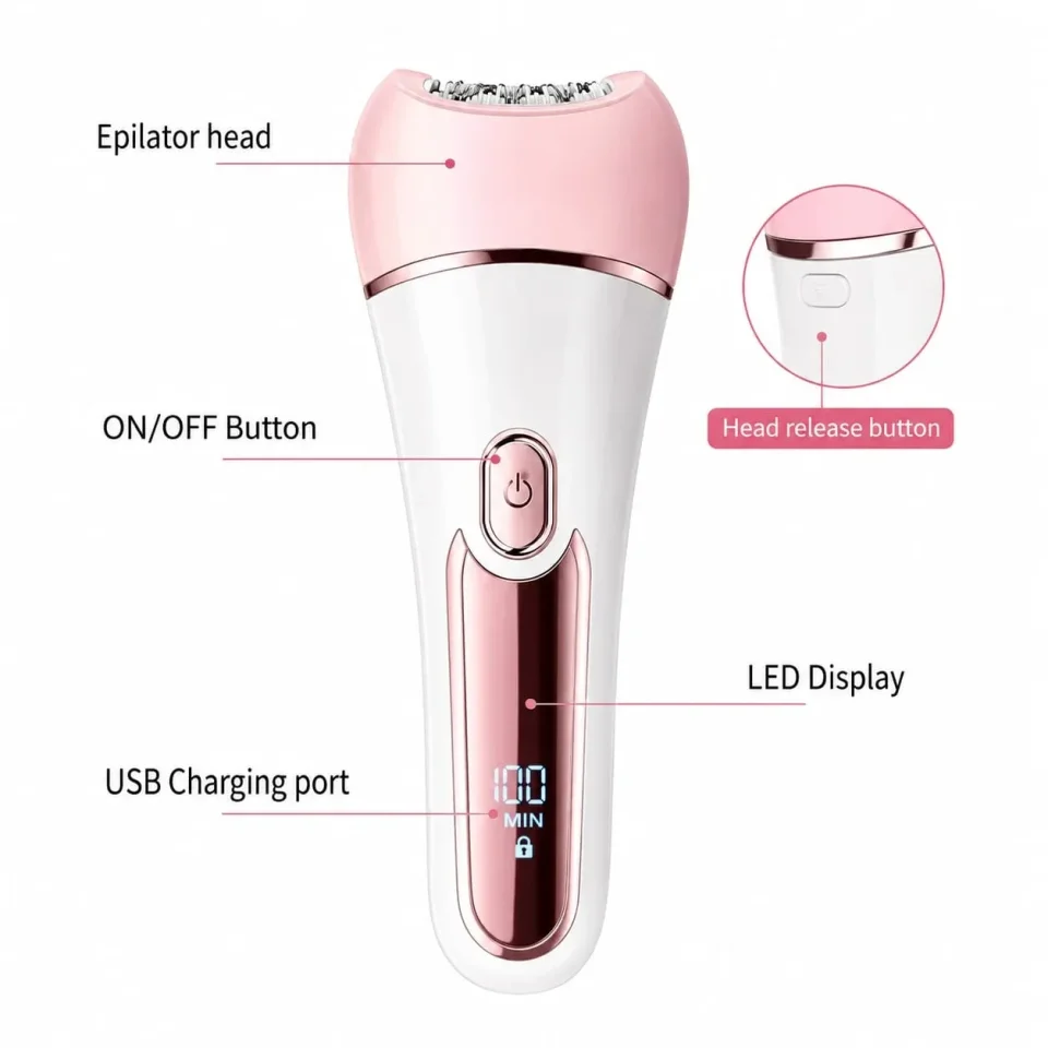جهاز إزالة الشعر متعدد الوظائف HY-6504