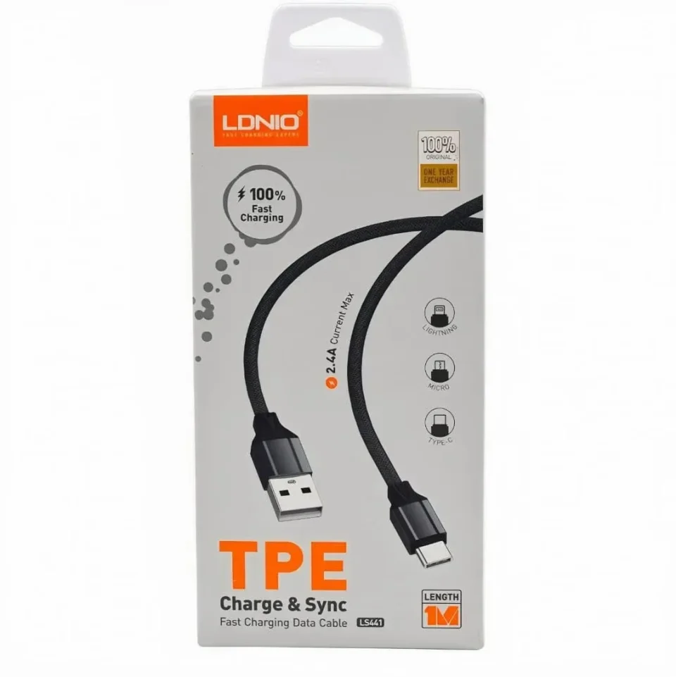 كابل شحن LDNIO MOBILE CABLE LS441 C