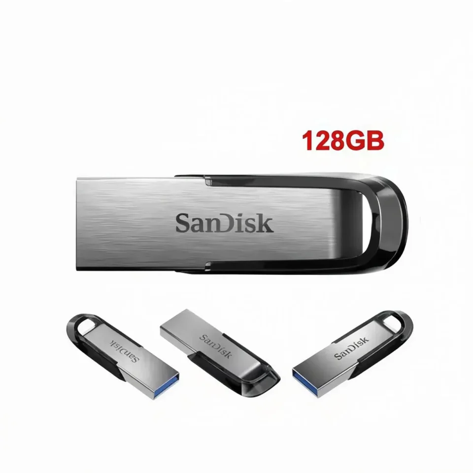 فلاش ميموري سانديسك ألترا فلير 128 جيجابايت USB 3.0