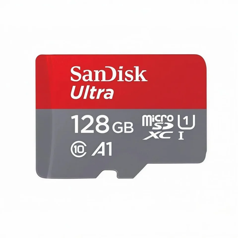 بطاقة ذاكرة SanDisk Ultra microSDXC 128 جيجابايت – Class 10 (100 MB/s)