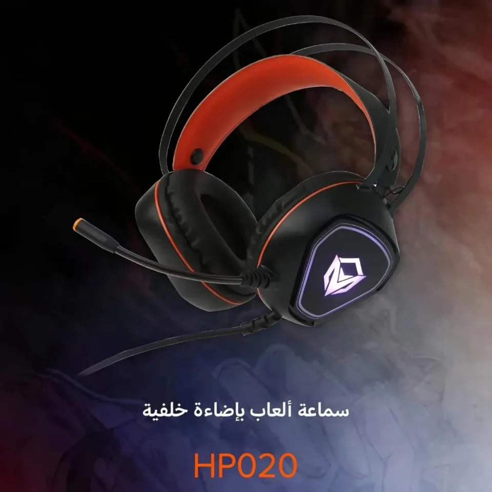 سماعة ألعاب سلكية بإضاءة خلفية MEETION MT‑HP020