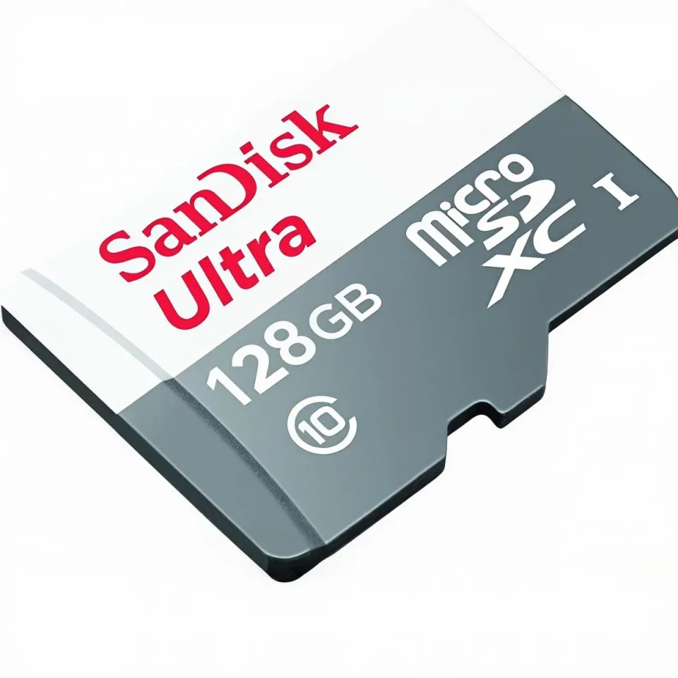 بطاقة ذاكرة SanDisk Ultra microSDXC 128 جيجابايت – Class 10 (100 MB/s)
