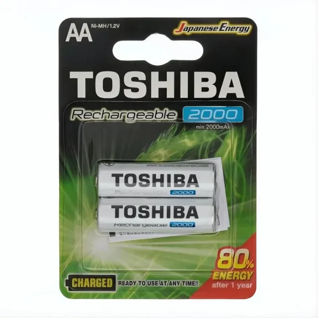 بطاريات قابلة للشحن AA 2000mAh