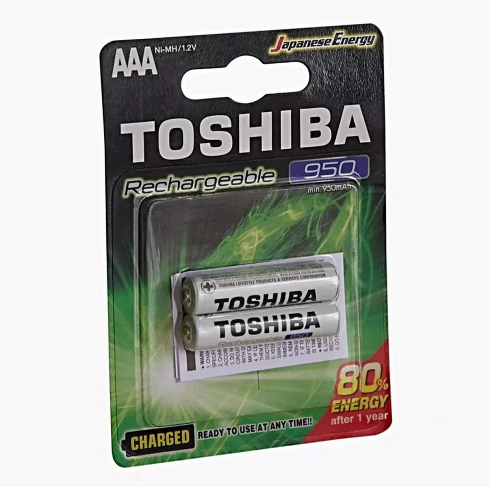 بطاريات قابلة للشحن AAA 950mAh