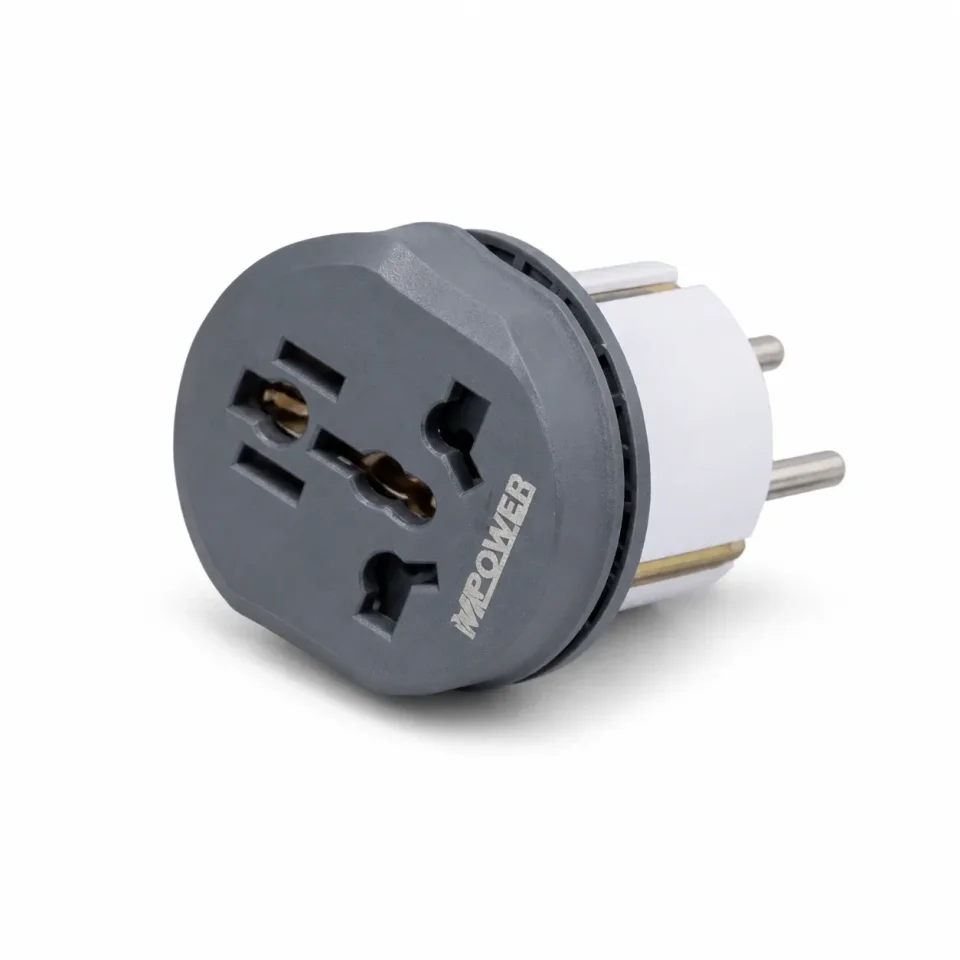تحويلة مقبس ثلاثي إلى ثنائي M-POWER