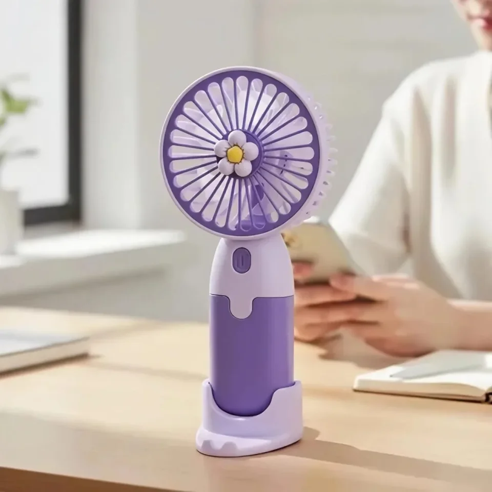 مروحة صغيرة محمولة Buytiti Fan-mini04 قابلة لإعادة الشحن