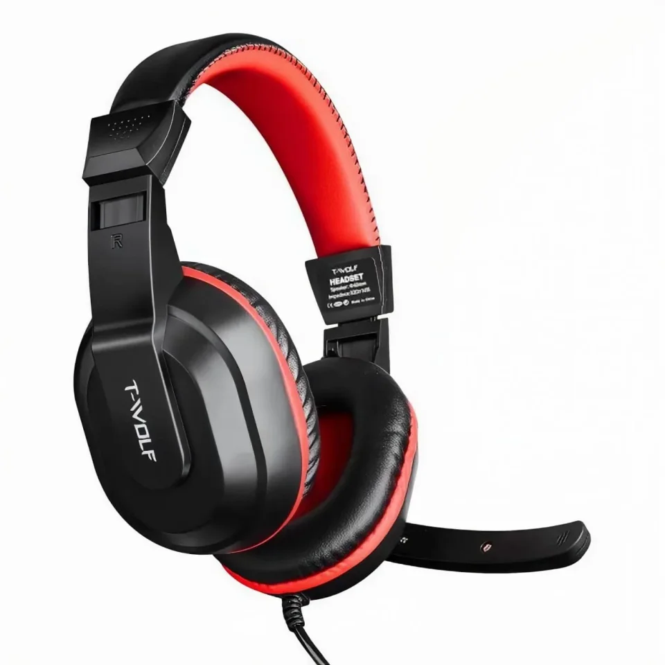 سماعة ألعاب سلكية T-WOLF H150 مع ميكروفون