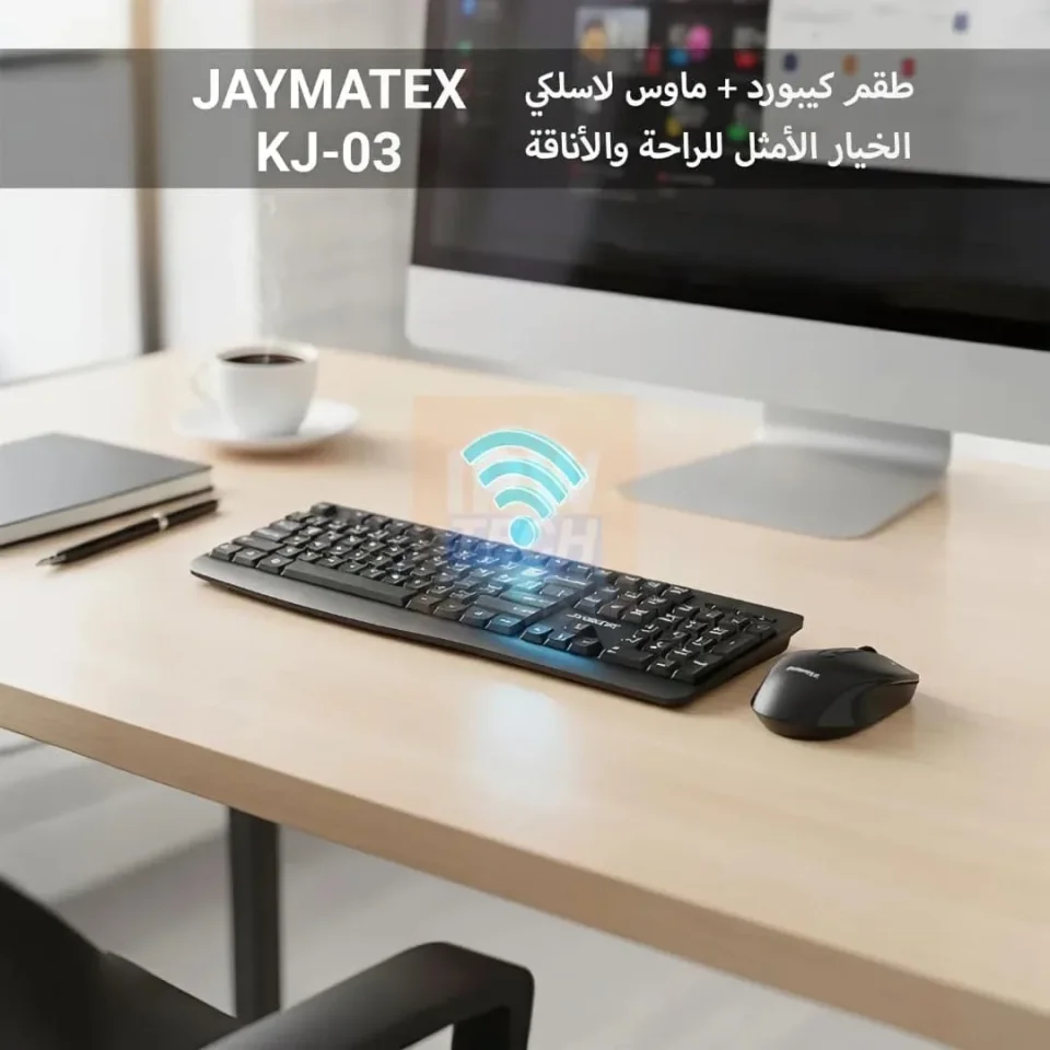 لوحة مفاتيح وماوس لاسلكية JAYMATEX KJ-03