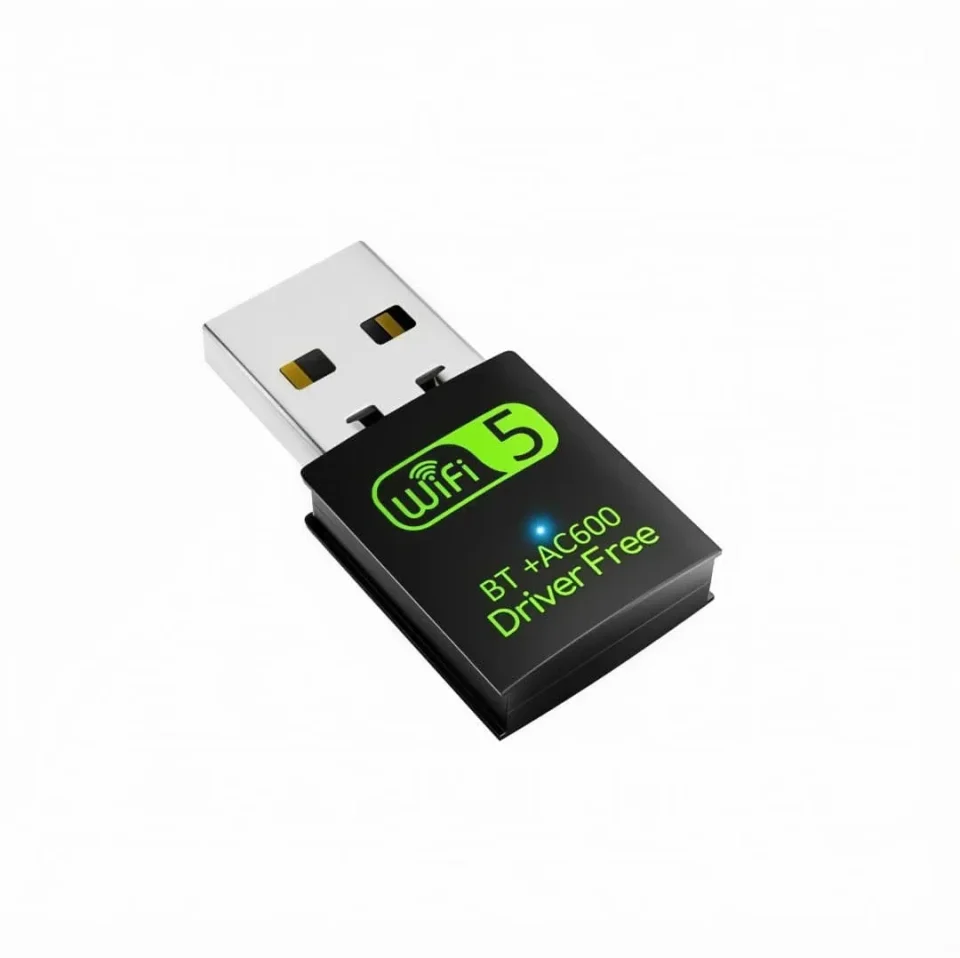 محول USB واي فاي + بلوتوث ثنائي النطاق Dural Band AC600