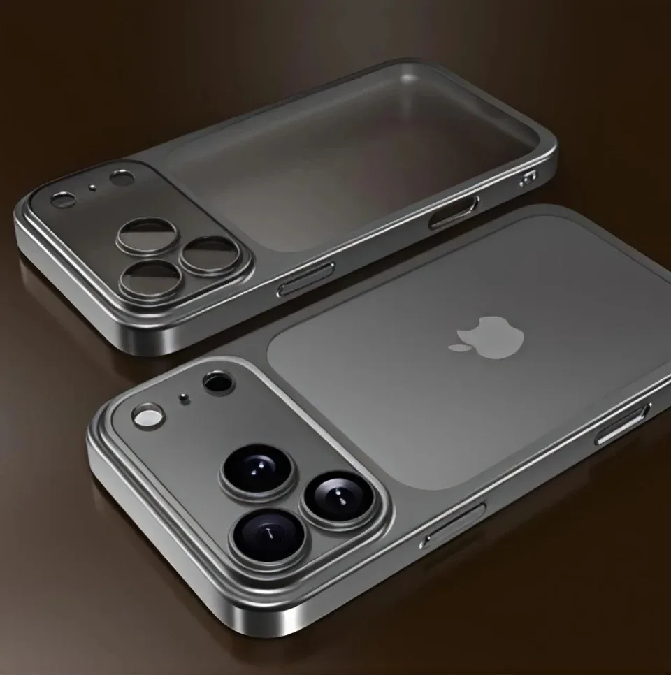 غطاء iPhone 17 Pro Max شفاف غير لامع مع حماية كاميرا وMagSafe