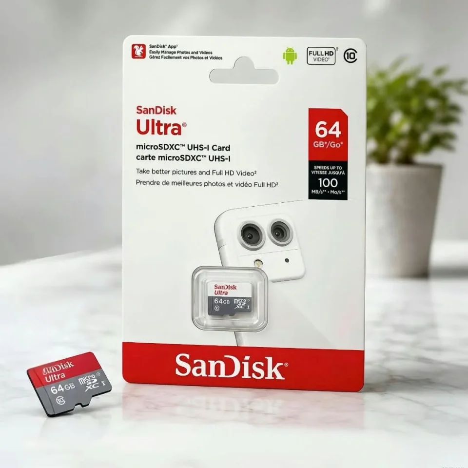 بطاقة ذاكرة سان ديسك ألترا 64GB