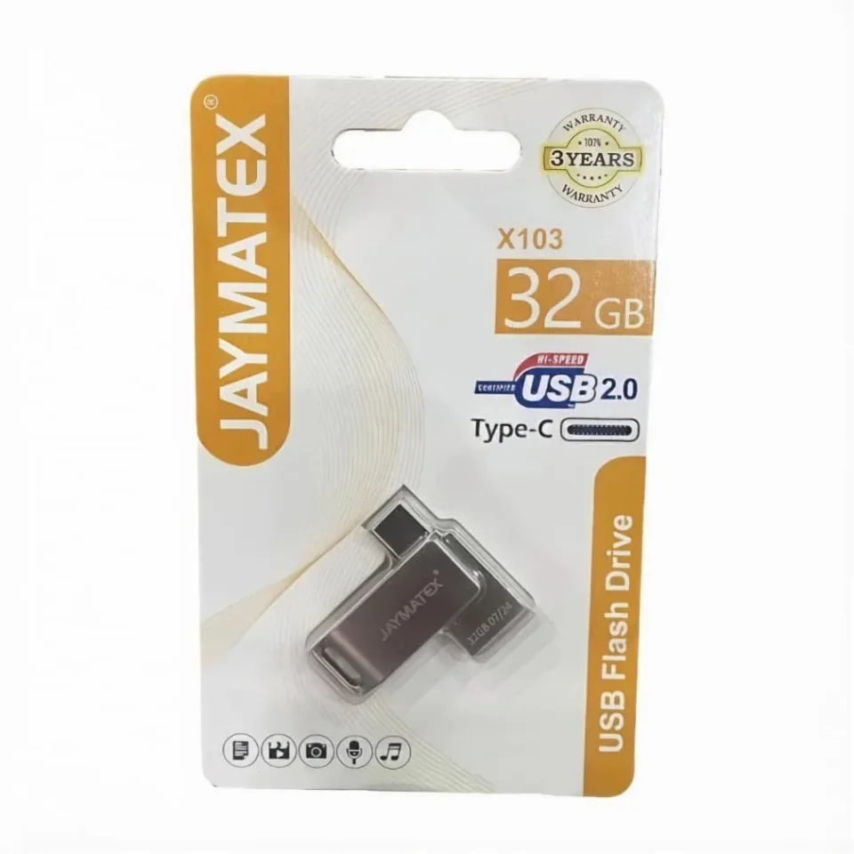 فلاش ميموري JAYMATEX موديل GX103 Type‑C بسعة 32 جيجابايت