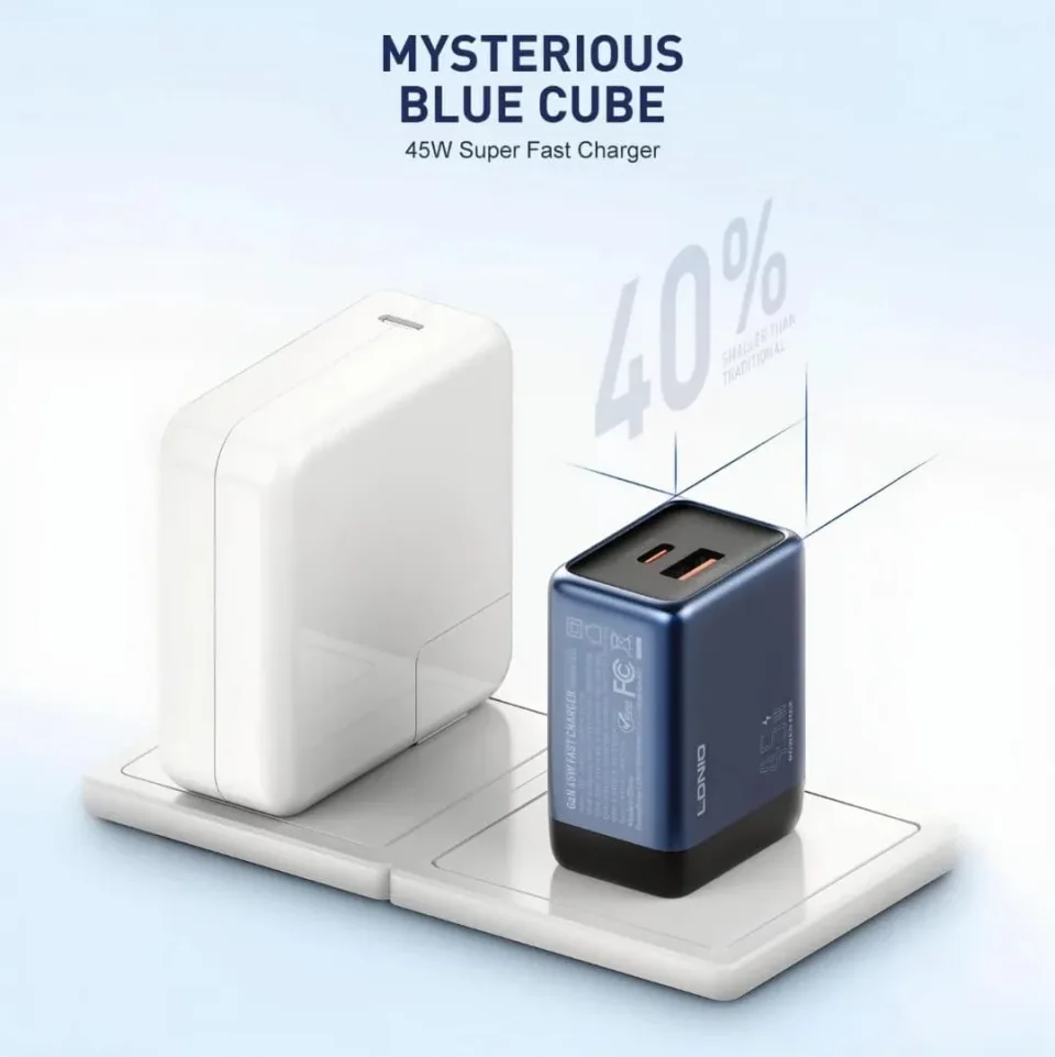شاحن منزلي سريع LDNIO Q12 – Type-C