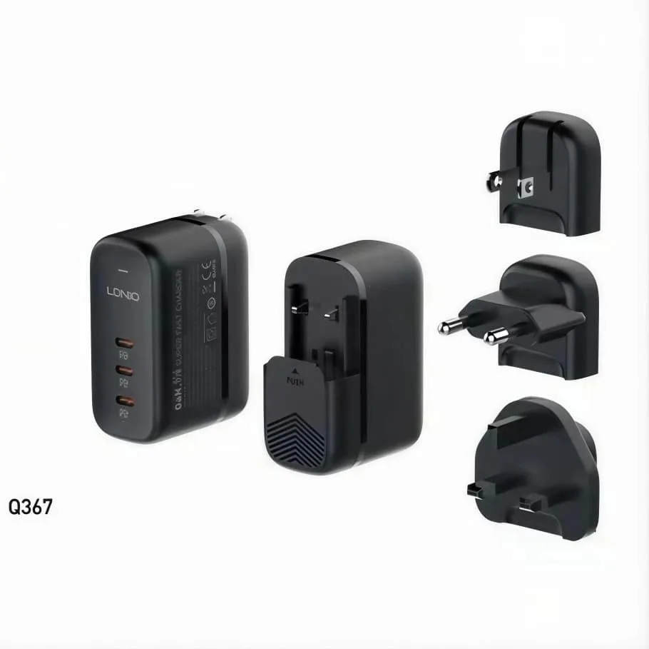 شاحن منزلي سريع LDNIO Q367 – Type-C إلى Type-C