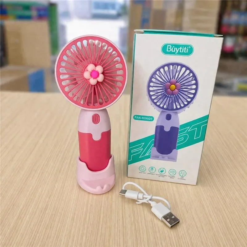 مروحة صغيرة محمولة Buytiti Fan-mini04 قابلة لإعادة الشحن