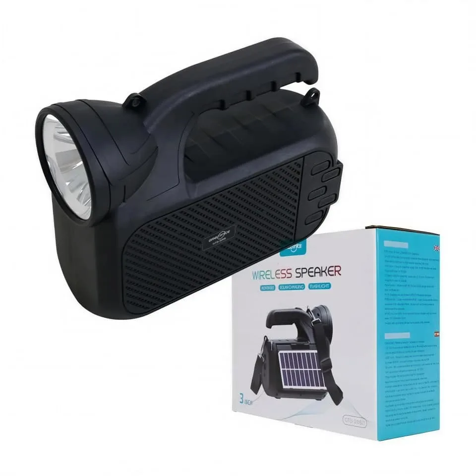 مكبر صوت بلوتوث GTS-2068 – صوت واضح مع إضاءة LED