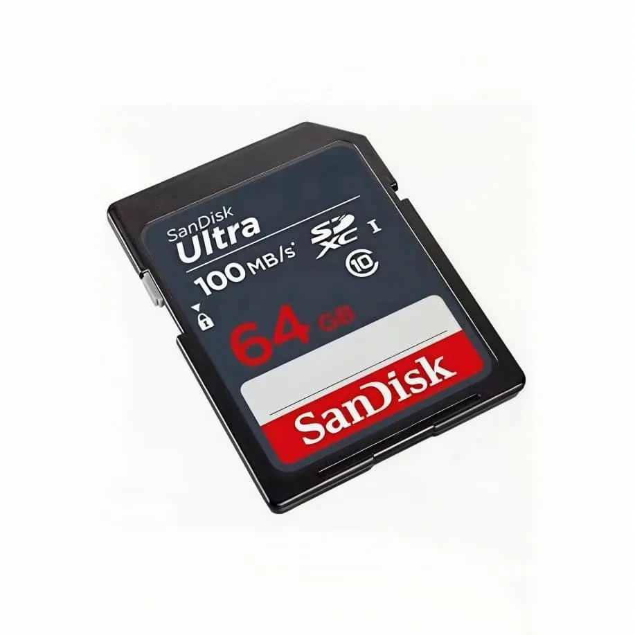 بطاقة ذاكرة SanDisk Ultra 64GB microSDXC – 100 ميجابايت/ثانية، Class 10
